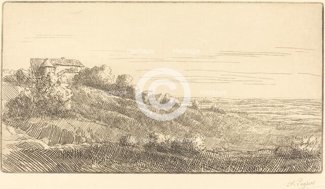 Valley of Veronne (La vallee de Veronne). Creator: Alphonse Legros.