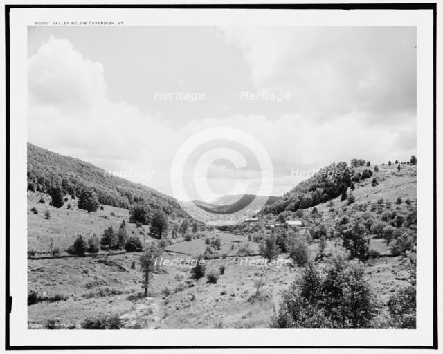Valley below Cavendish, Vt., between 1900 and 1906. Creator: Unknown.