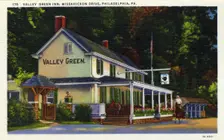 Valley Green Inn, Wissahickon Drive, Philadelphia, Pennsylvania, USA, 1933
