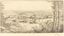 Valley in Bourgogne (Une vallee en Bourgogne). Creator: Alphonse Legros