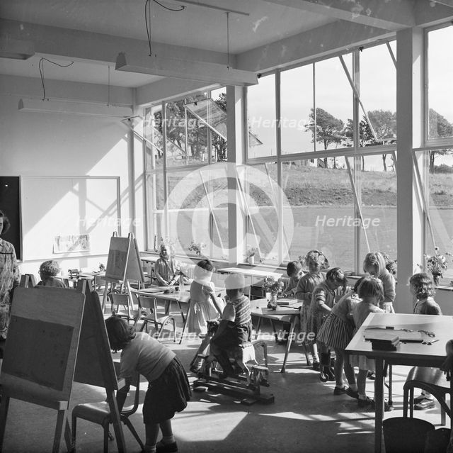 Valley Primary School, Whinlatter Road, Copeland, Cumbria, 03/09/1952. Creator: John Laing plc.