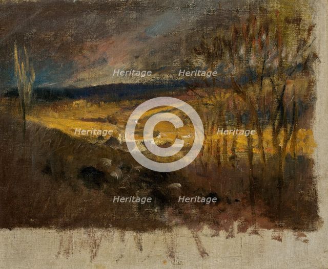 Valley with Clouds, 1880-1900. Creator: Ladislav Mednyanszky.
