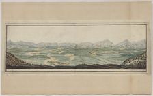 Valley with twenty-five farmsteads, 1777-1786. Creators: Robert Jacob Gordon, Johannes Schumacher