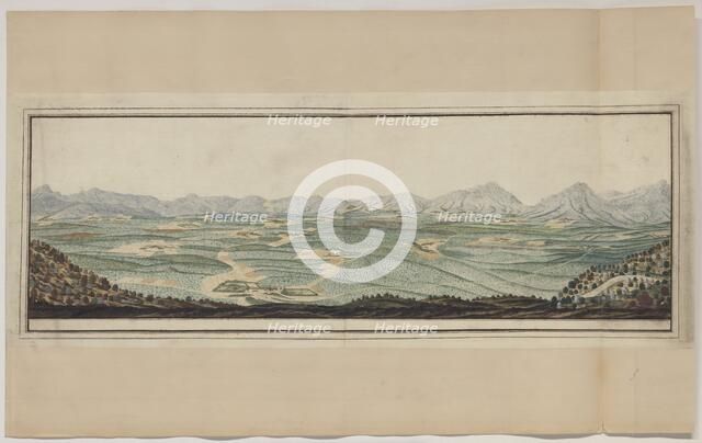 Valley with twenty-five farmsteads, 1777-1786. Creators: Robert Jacob Gordon, Johannes Schumacher.