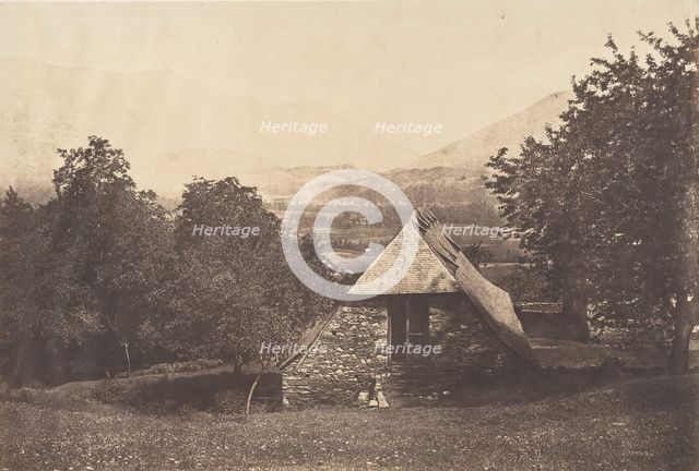 Vallée d'Argelès près de la ferme de Despourreins. St-Sauveur, 1853. Creator: Joseph Vigier.