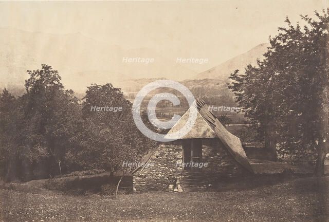 Vallée d'Argelès près de la ferme de Despourreins. St-Sauveur, 1853. Creator: Joseph Vigier.