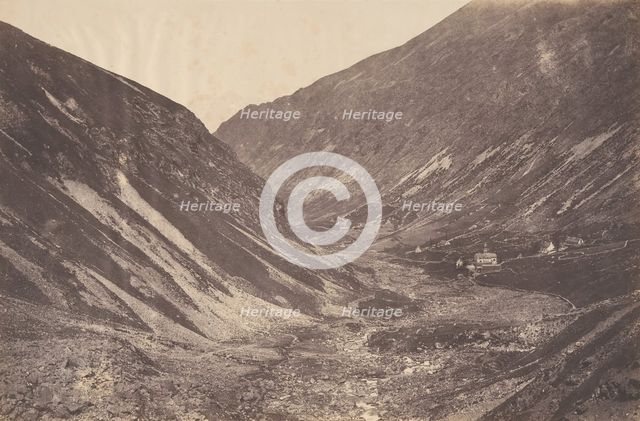 Vallée et chapelle d'Héas, St-Sauveur, 1853. Creator: Joseph Vigier.