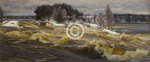 Vallinkoski Rapids, 1913. Creator: Victor Westerholm.