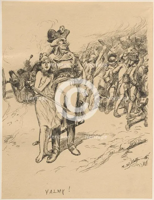 Valmy, 1899?. Creator: Adolphe Willette (French, 1857-1926); Imprimerie Champenois.