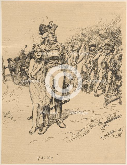 Valmy, 1899?. Creator: Adolphe Willette (French, 1857-1926); Imprimerie Champenois.