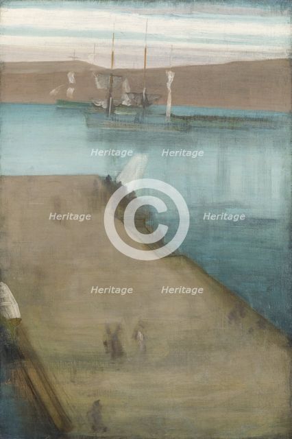 Valparaiso Harbor, 1866. Creator: James Abbott McNeill Whistler.