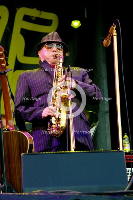 Van Morrison, Love Supreme Jazz Festival, Glynde Place, East Sussex, 2015. Artist: Brian O'Connor.