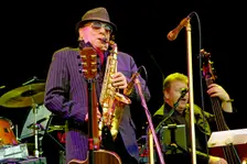 Van Morrison, Love Supreme Jazz Festival, Glynde Place, East Sussex, 2015. Artist: Brian O'Connor