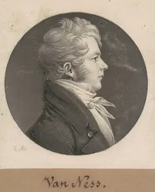 Van Ness, 1808. Creator: Charles Balthazar Julien Févret de Saint-Mémin