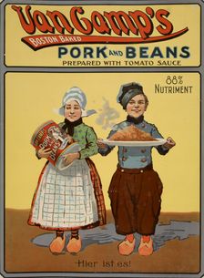 Van Camp's Boston baked pork & beans, c1901. Creator: Unknown