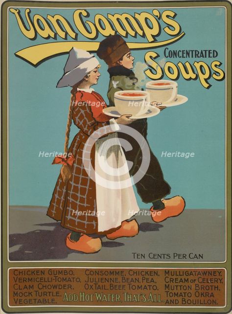 Van Camp's concentrated soups, c1901. Creator: Unknown.