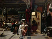 Van Dyck à Londres, 1837. Creator: Camille Joseph Etienne Roqueplan