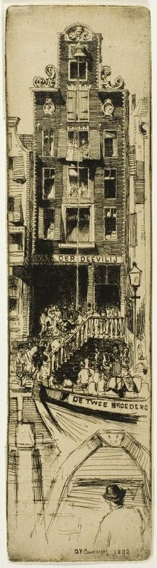 Van der Deevilij, plate six from the North Holland Set, 1892. Creator: David Young Cameron