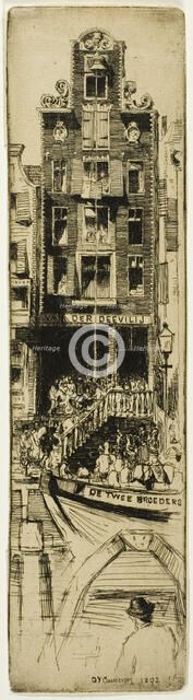 Van der Deevilij, plate six from the North Holland Set, 1892. Creator: David Young Cameron.