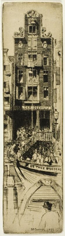 Van der Deevilij, plate six from the North Holland Set, 1892. Creator: David Young Cameron