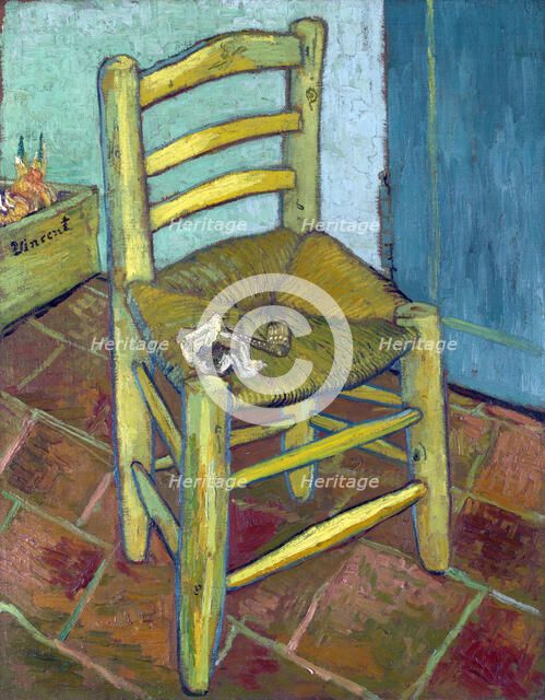Van Gogh's Chair, 1888. Artist: Gogh, Vincent, van (1853-1890)