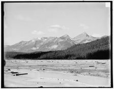 Van Horn Range from Field, British Columbia, (1902?). Creator: Unknown