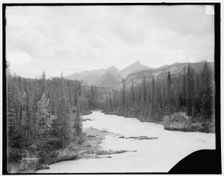 Van Horn Range from natural bridge, British Columbia, (1902?). Creator: Unknown