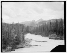 Van Horn Range from natural bridge, British Columbia, (1902?). Creator: Unknown