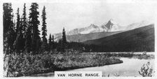 Van Horne Range, Canadian Rockies, c1920s