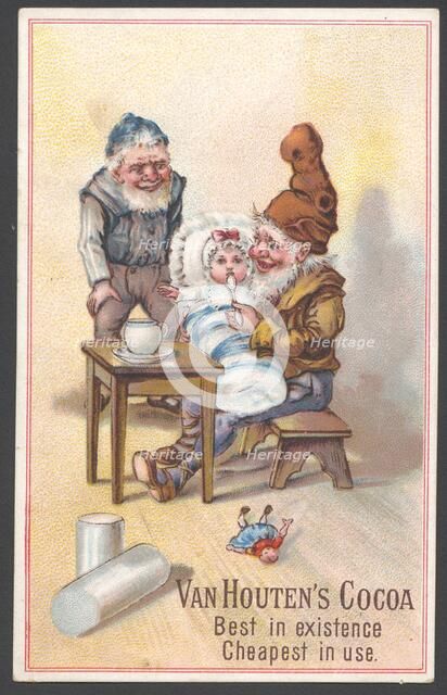 Van Houten's Cocoa, 1890s. Artist: Unknown