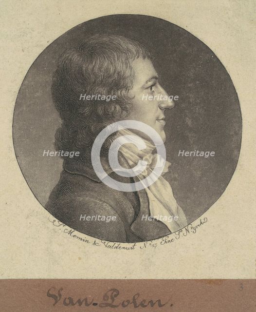 Van Polen, 1796-1797. Creator: Charles Balthazar Julien Févret de Saint-Mémin.