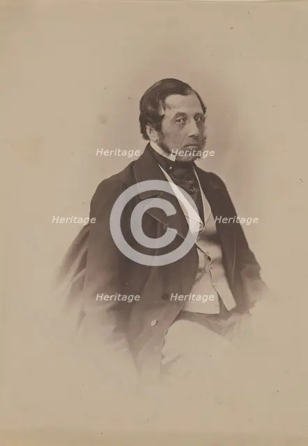 Van Praet, Bourgmestre Breuxelles, 1864, 1860-1861. Creator: Nadar.