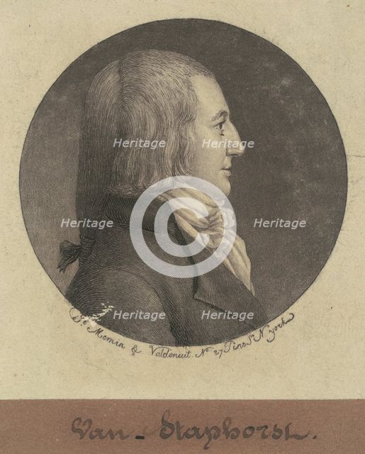 Van Staphorst, 1796-1797. Creator: Charles Balthazar Julien Févret de Saint-Mémin.