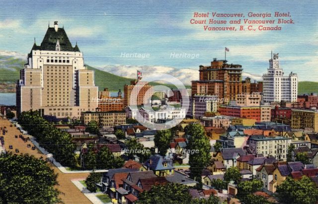 Vancouver, British Columbia, Canada, 1940. Artist: Unknown