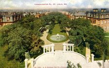 Vandeventer Place, St Louis, Missouri, USA, 1912