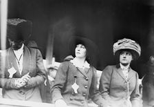 Vanderbilt Race 1910 Miss Bird and Mrs. Thomas Hitchcock, 1910. Creator: Bain News Service