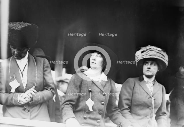 Vanderbilt Race 1910 Miss Bird and Mrs. Thomas Hitchcock, 1910. Creator: Bain News Service.