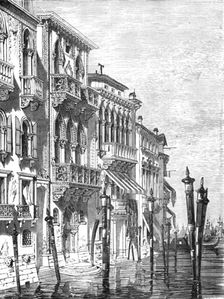 Vanetian Houses; The River Basin of the Po, and the Lagoons of the Adriatic 1875. Creator: Unknown