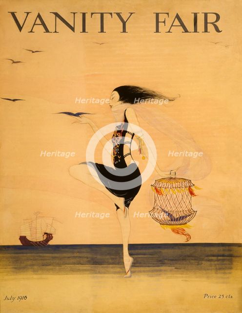 "Vanity Fair" cover,  July 1916. Creator: American School (20th Century).