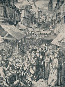 Vanity Fair. From The Pilgrim's Progress (John Bunyan) c1850-1890, (1923). Artist: John Dawson Watson