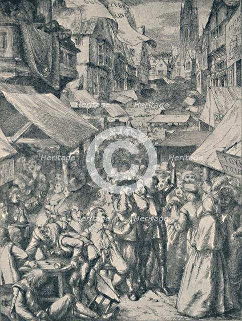 'Vanity Fair. From 'The Pilgrim's Progress' (John Bunyan)', c1850-1890, (1923). Artist: John Dawson Watson.