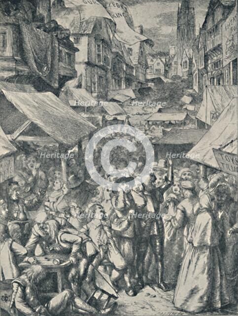 'Vanity Fair. From 'The Pilgrim's Progress' (John Bunyan)', c1850-1890, (1923). Artist: John Dawson Watson.