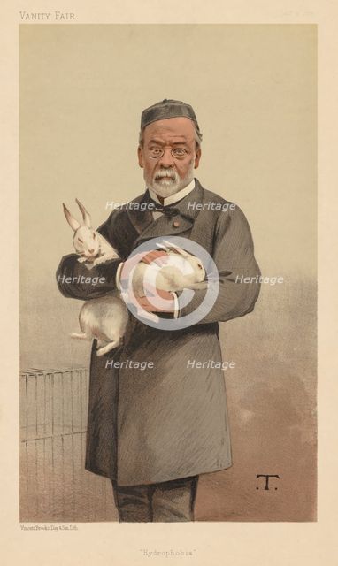 Vanity Fair: "Hydrophobia", 1887. Creator: Théobald Chartran (French, 1849-1907).