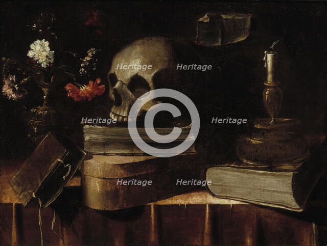 Vanitas, 1631-1678. Creator: Master of the Vanitas Texts.