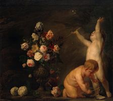 Vanitas, 1660. Creator: Nicolaes van Verendael