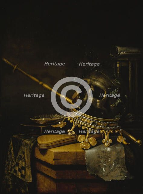 Vanitas, 1661. Creator: Edwaert Collier.