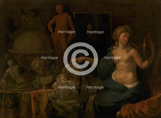 Vanitas, 1691-1727. Creator: Johann Sigismund Ebert.