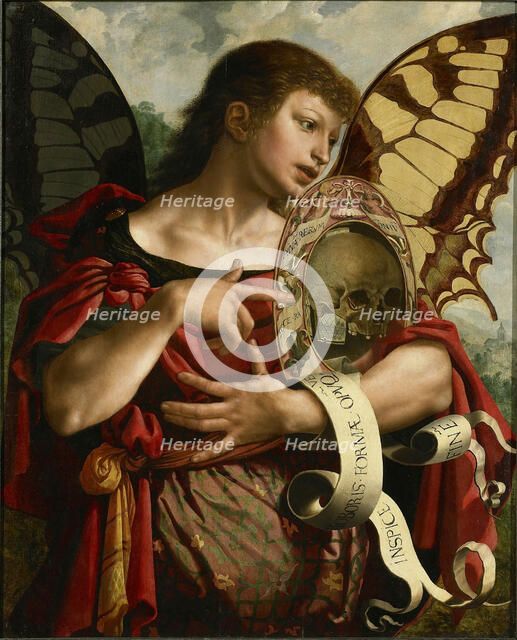 Vanitas (Vanity), ca 1535-1540. Creator: Hemessen, Jan Sanders, van (c. 1500-c. 1566).