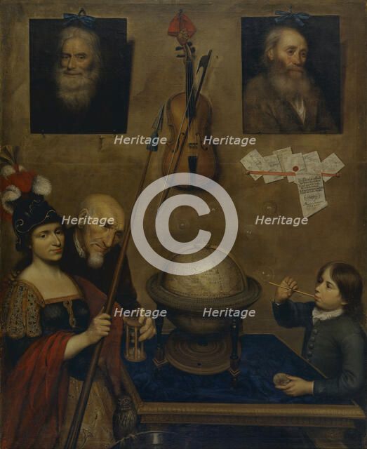 Vanitas with Minerva, 1709. Creator: Magnus Jørgensen.