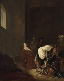 Vanitas Allegory, mid-17th century. Creator: Willem de Poorter